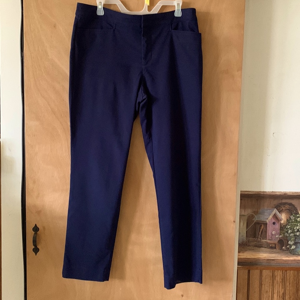 Chaps blue slacks